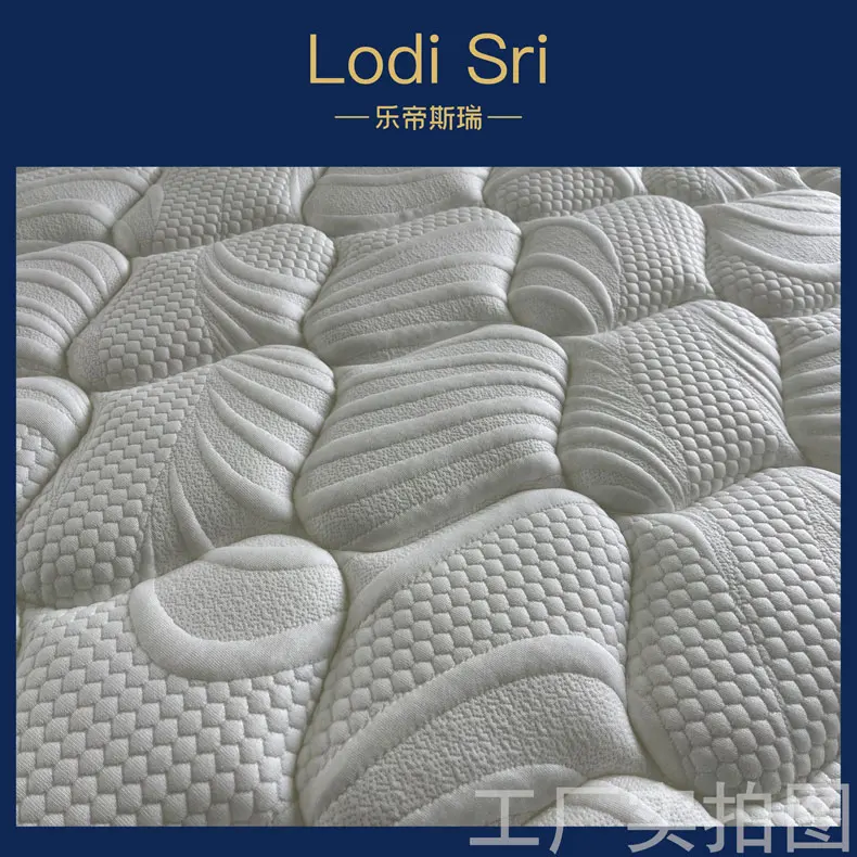 top sell luxury hotel bed queen king size top zone pocket coil spring hybrid bed mattress with memory foam compress roll in box