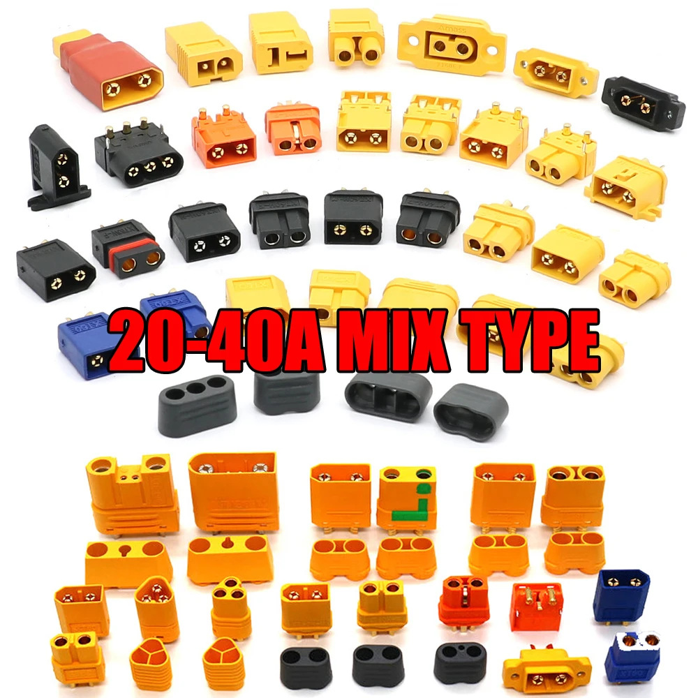 Amass Connector 20-40A 500V DC MIX XTD50(2+1)/PB XT60(2+1)/PB ICM150S175S ICM150S17PB/PW Lithium battery Connector