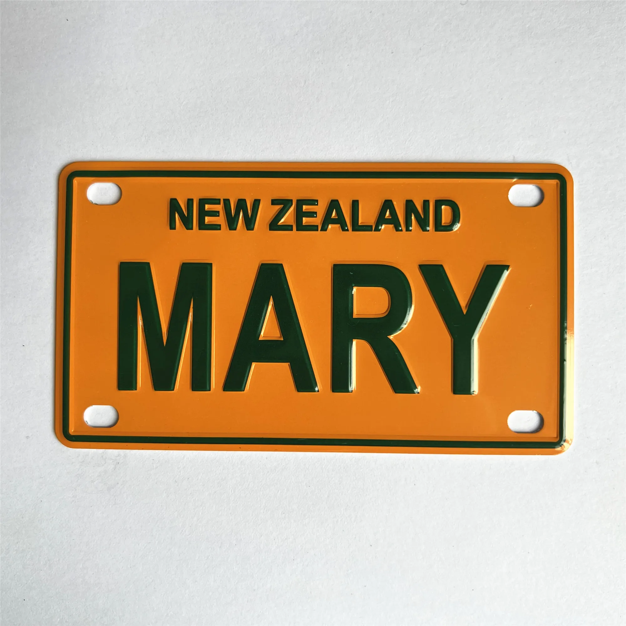 USA Custom Novelty Design Metal Embossed Aluminum Wholesale License Plates