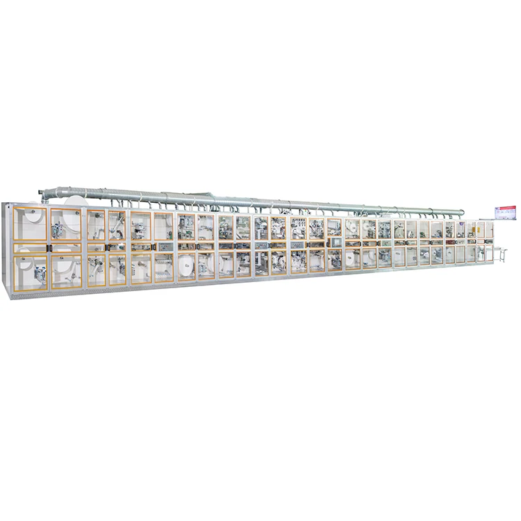 DNW Full Servo Automatic Sanitary Napkins Pads Making Machine Production Line