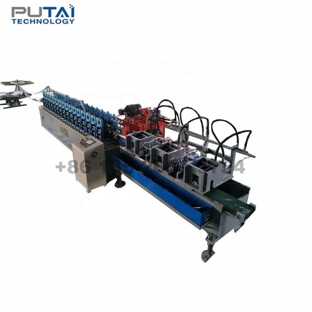 langfang manufacturer tee grid cross tee metal t bar suspended ceiling production line making machine