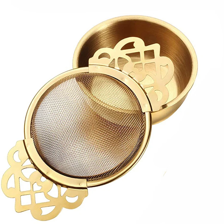 Mesh Tea Infuser Stainless Steel Loose Leaf Tea Filter with Double Winged Handles