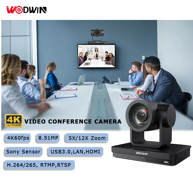Confer 4k PTZ Camera 12X 20X Zoom SDI USB HD MI PTZ Conference Camera Video Conferencing Equipment