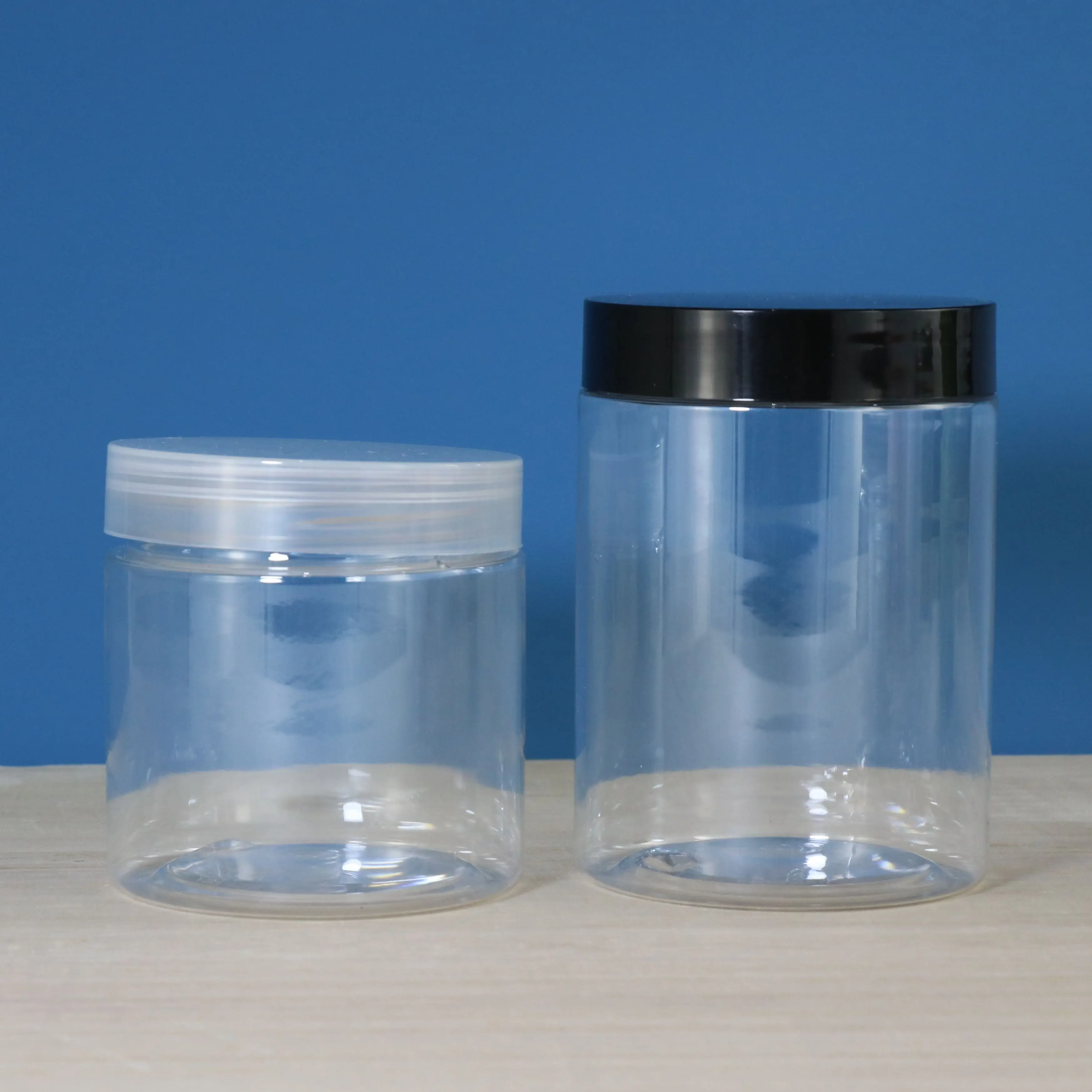empty 4 8 16 17 32 oz hdpe hair gel frosted plastic containers cosmetic jars