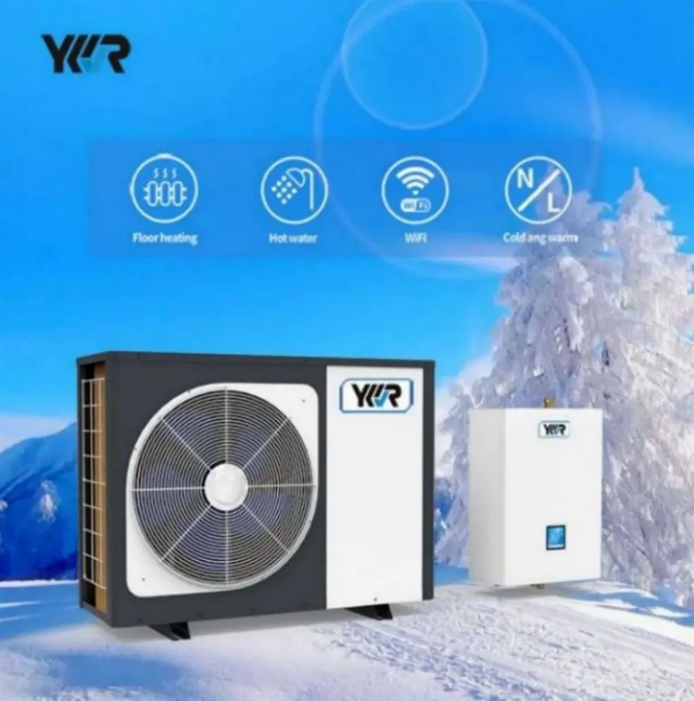 380V R32 высокий соp тепловой насос с передачей тепла от воздуха к воде водонагреватель для отопления и