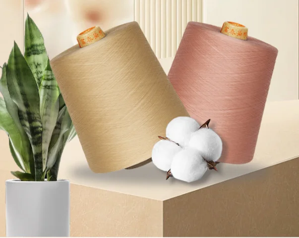 Mercerized cotton combed yarn for Embroidery thread  with cheap price and good quality