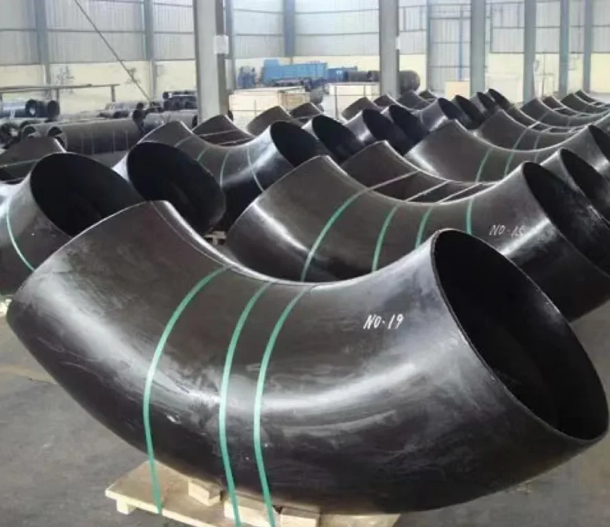 ASTM A234 WP9 carbon steel 16in 90 degree LR STD pipe fitting welded  elbows for oil gas