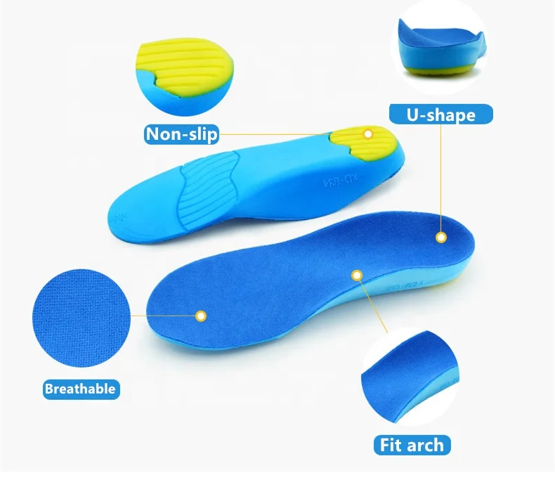 Size 19-45 Kids Medical Insoles with Arch Support