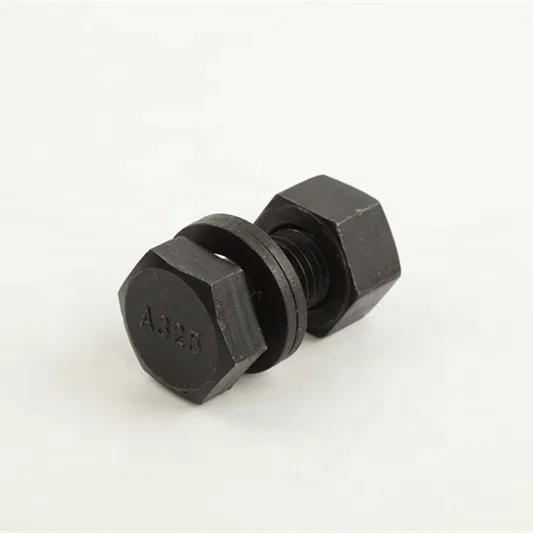 ASTM A325 hex bolt steel hex head bolt high strength black bolt