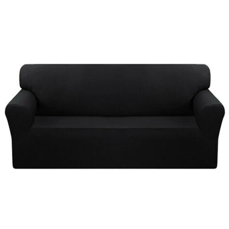 Directly Delivery Pure color solid-colored Printed Couch Cover Stretch Slipcovers Protector Elastic 1/2/3/4-seater Sofa Covers