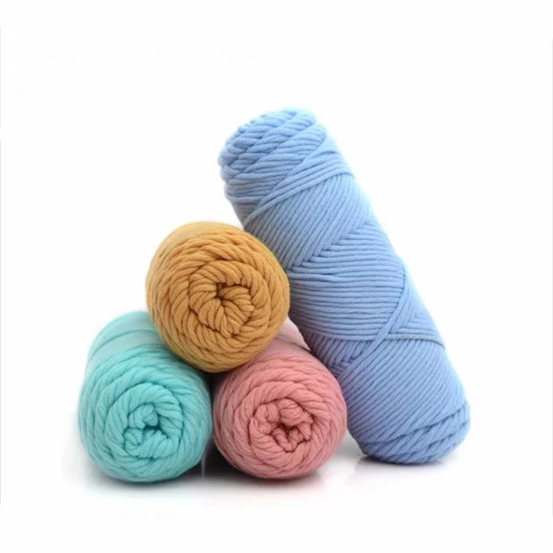 Wholesale handmade diy woven scarf scarf cotton milk cotton thick wool group to send boyfriend female material bag