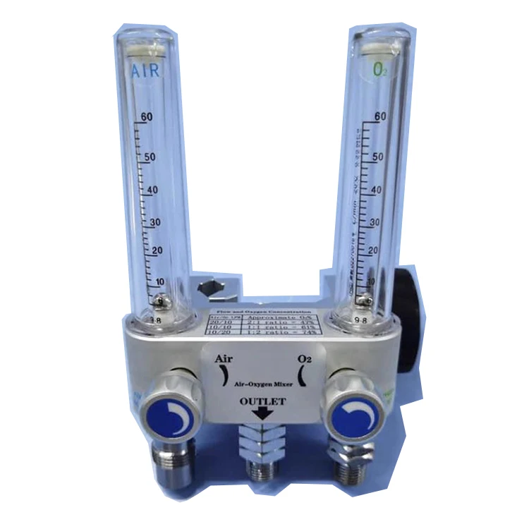 Oxygen air O2 flow meter mixer blenderad3000-spr