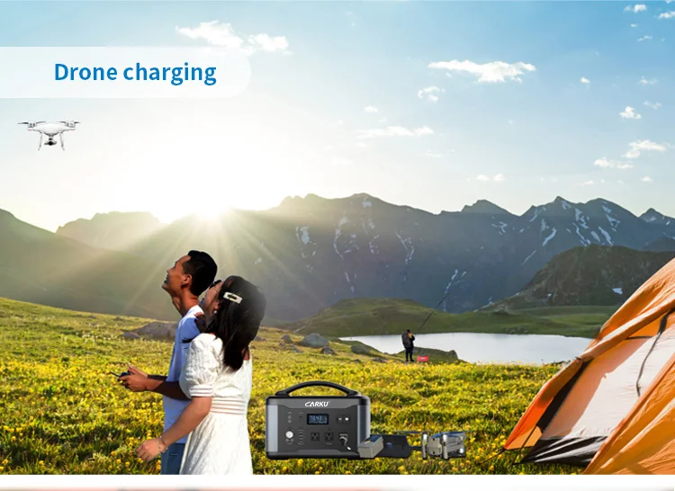 1000W/2200W Travel portable lithium energy storage power supply portable power station with USB and Type-C charging port