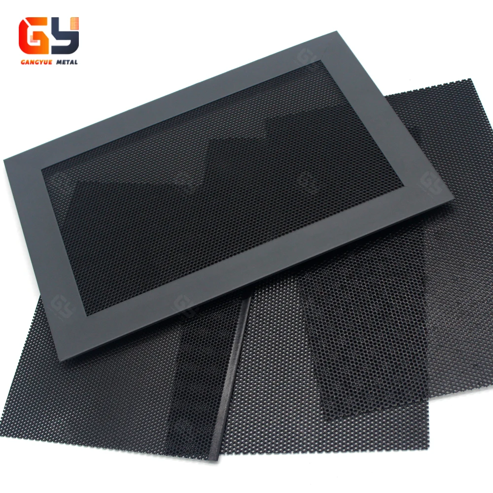 Australian Standards DVA Mesh Black Window Screen Mesh Aluminum Perforated Sheet