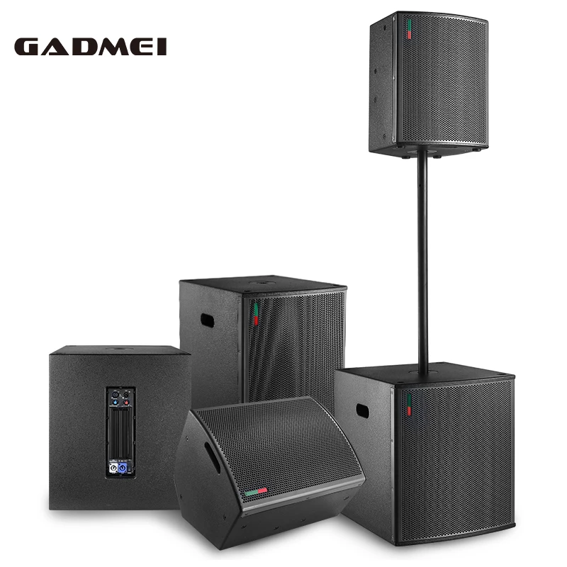 10 inch 12inch 15inch home powered amplifier board module portable 12inch bass active power speaker with DSP