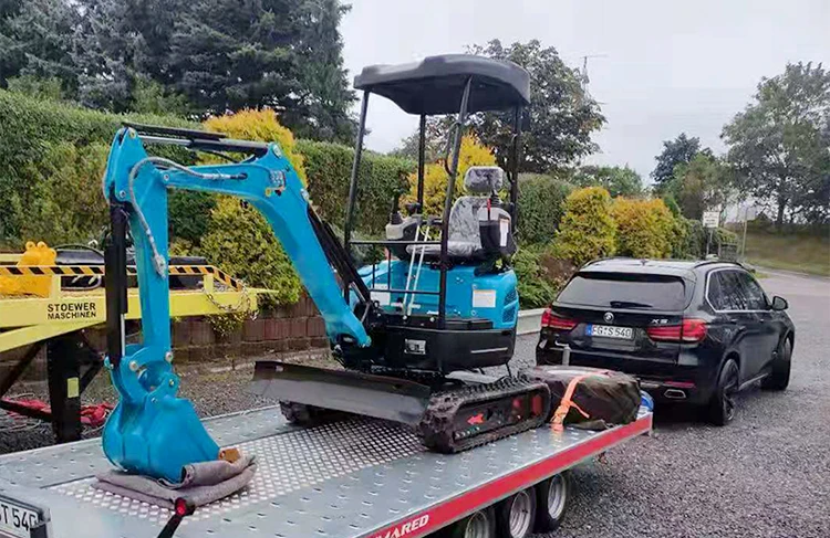 Free Shipping Excavator Manufacturer Home Use 1 1.8 T Micro Bagger 2 Ton Small Digger Excavator Mini Excavator