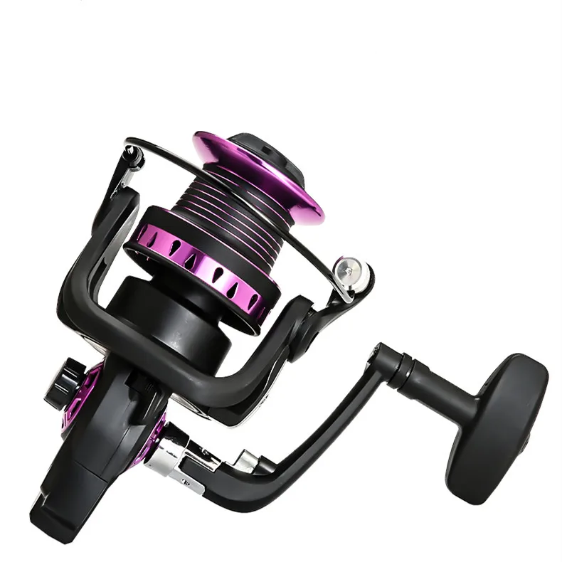 Diao de lai sea fishing rod and reel 8000 series  old fishing feeder  reels  purple colour  HZ