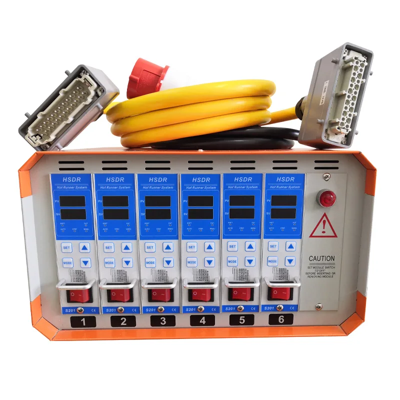 6-зона PID контроллер температуры обогреваемого литника для пластиковых форм, которые могут быть использованы с помощью YUDO контроллер температуры обогреваемого литника