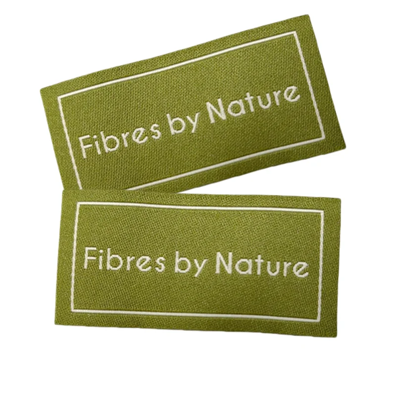 Wholesale Handmade Woven Labels For Clothing Care Label Personalized Washable Garment Tags