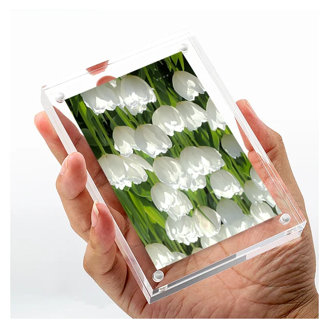 Acrylic Photo Frame Menu Holder Acrylic Display Frame Clear Acrylic Rounded Corners Picture Frame
