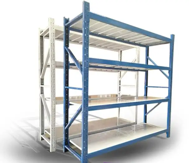 High Quality 4 Layers Shelf Steel Powder Coating Industrial Racking Adjustable Metal Garage Storage Stacking Racks