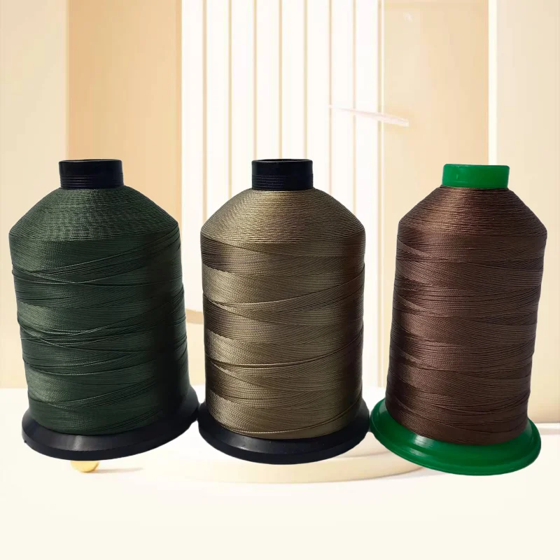 Industrial Tex70 polybonded Bonded polyester nylon thread 69 Tex 45 Tex 35 70 auto seat sewing for upholstery bracelet beading