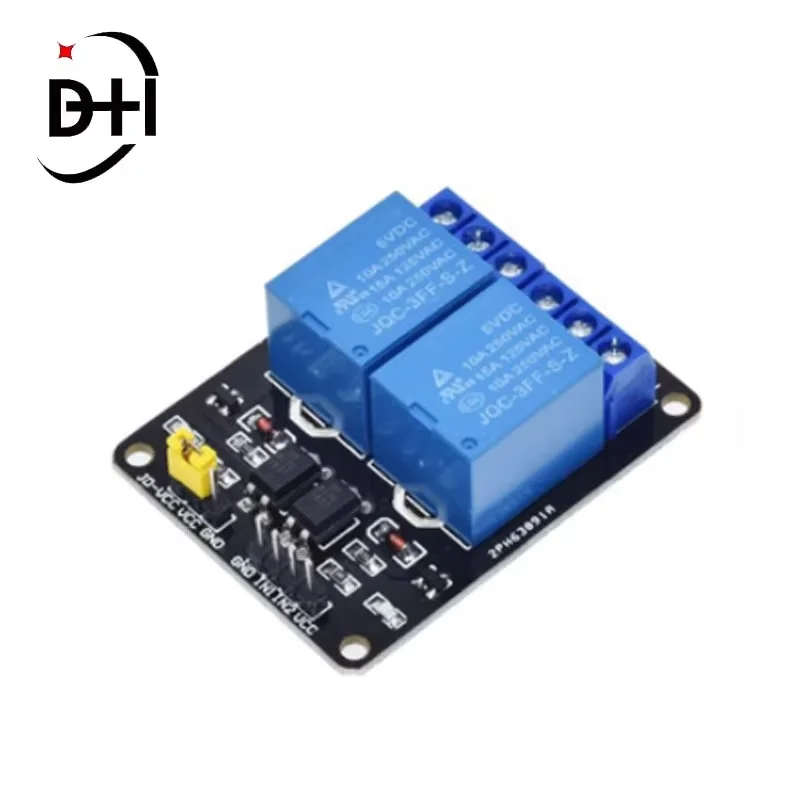 5V 2-Channel Relay Module Shield for Arduino ARM PIC AVR DSP Electronic 5V 10A 2 Channel Relay Module