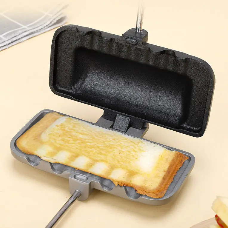 Factory Direct Supply Toaster Sandwich Maker Gas Double-sided Skillet Toast Bread Pannelli Sandwich Sandwich Press Baking Pan