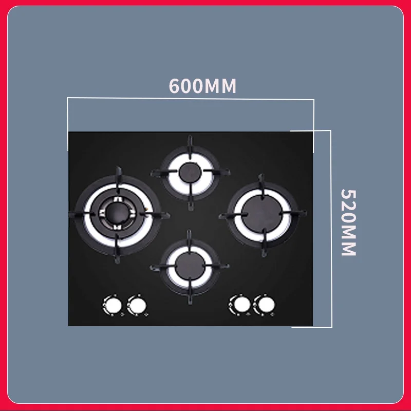 Cooking electric ignition China Hot Selling Tempered Glass Gas Hob Good Quality 5 Sabaf burner Smart Cooktops Built in Gas Stove