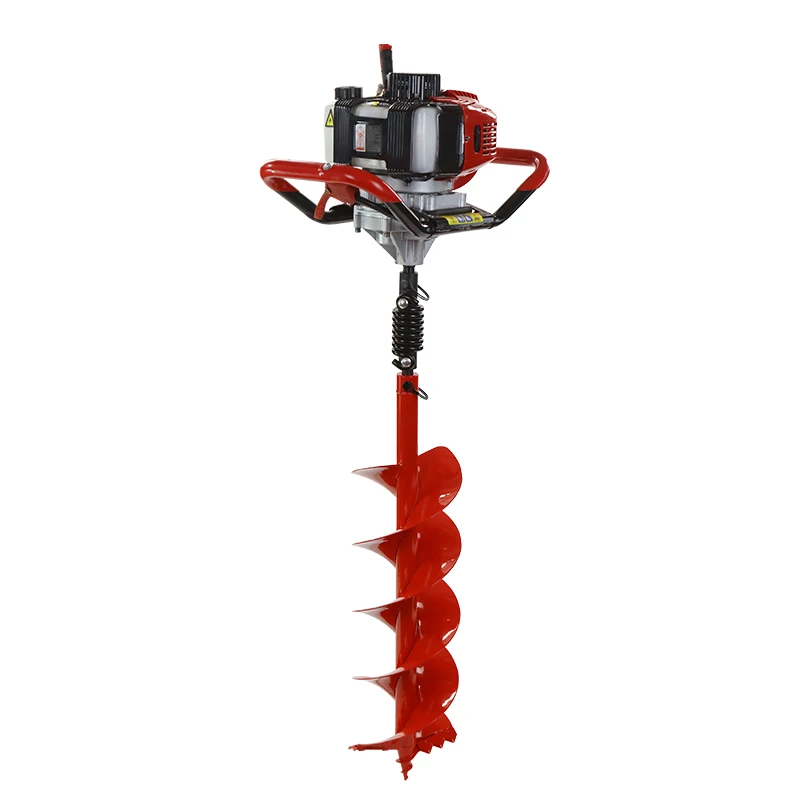 Multifunctional high-power 1630W portable ground auger for digging holes and planting trees