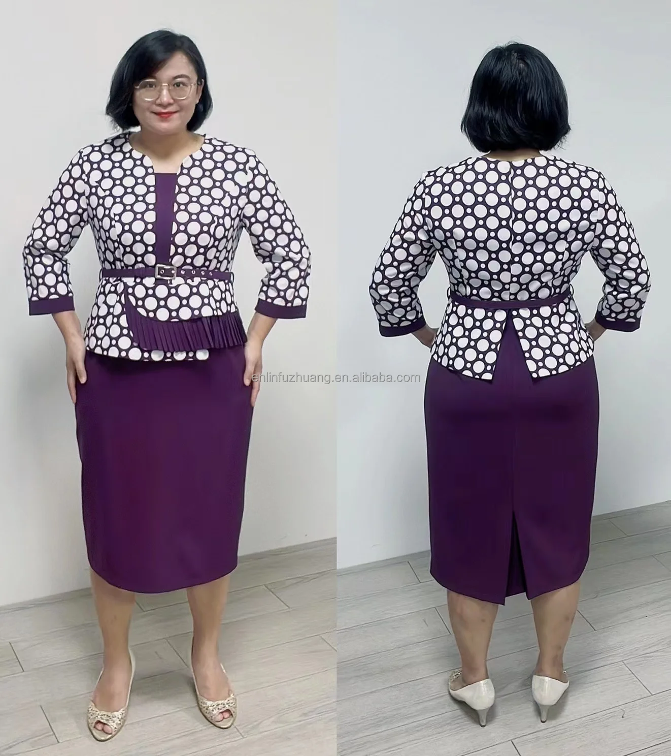 Geelinm brand turkish office dresses floral casual dresses