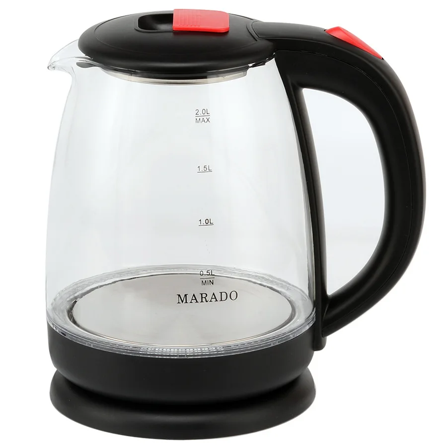 MARADO Glass electric kettle 2.0L electric kettle burning kettle factory direct