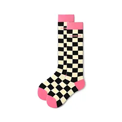 Knitting Logo Embroidery Nature Yarn Soft Anti Bacterial Custom Women Knee High Bamboo Socks