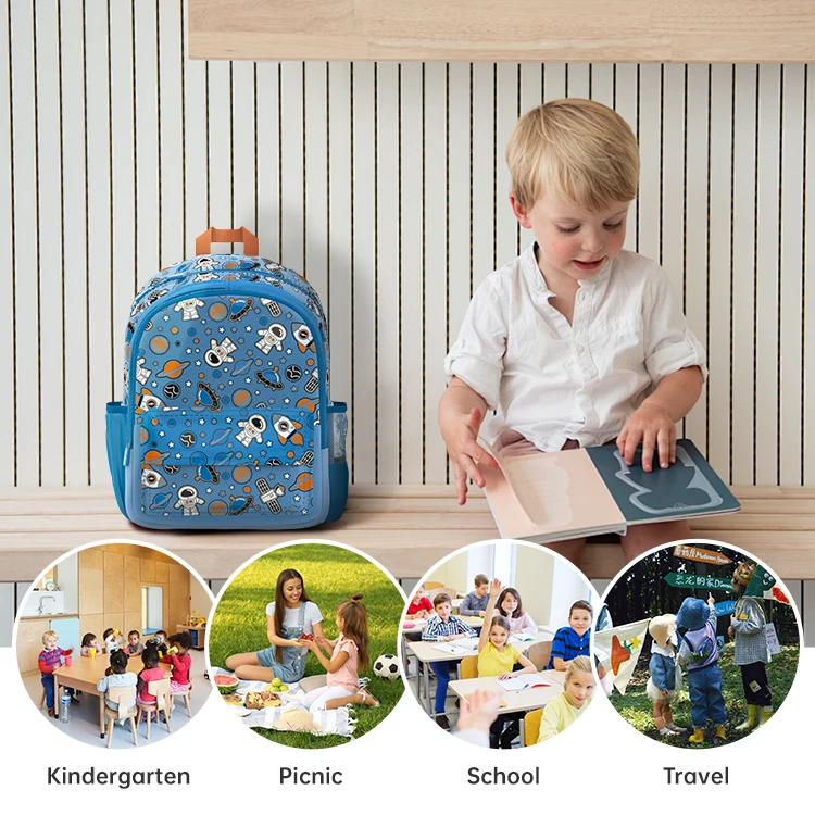 Cartoon kids smiggle school bags girls  child cute patterns printed school backpack kids school back bag