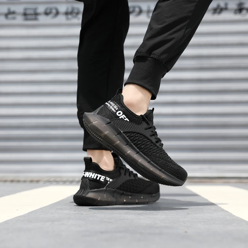 Stylish Breathable Trend Couple Lace-up Flat Shoes With Anti-slip And Wear-resistant Sneakers For Men