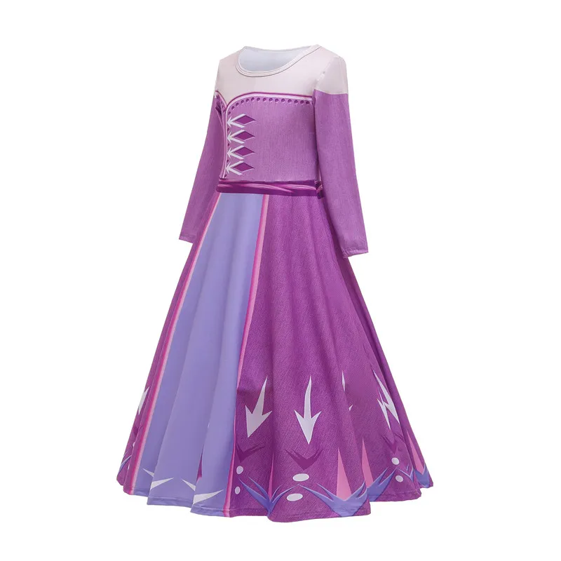 
Fantasia Kids Girls Clothing Snow Queen 2 Anna Elsa Cosplay Dress up Girls Party Princess Costume Kids Holiday Dress 