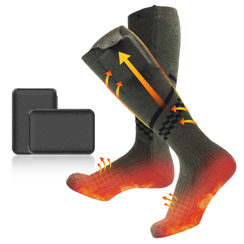 Timer Regulating Slipper Self Microwave Stocking Winter Warm Charging Dongguan Heated Socks Rechargeable Battery