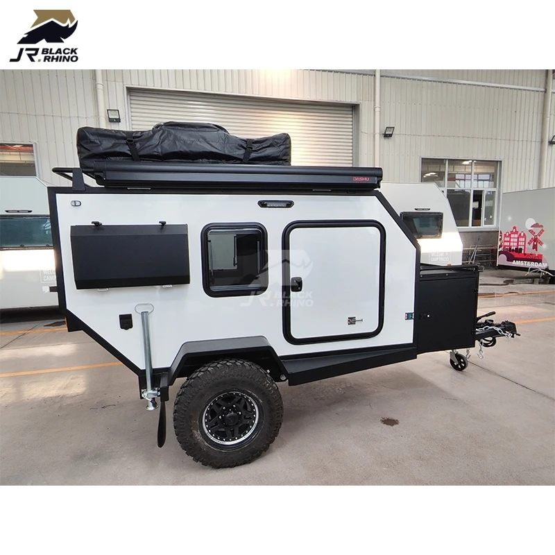 Car Trailer For Camping Outdoor Small Cabin Home Camp 4x4 Mobile Office To Travel Encloser Utility Van 12x6