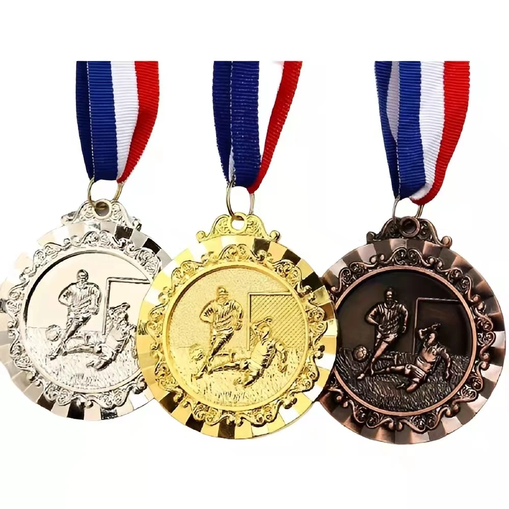Custom metal sports soccer football basketball medals
