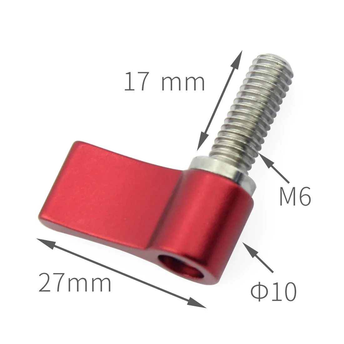 Adjustable M6 17mm Locking Thumb Camera Handle Screw for Go pro 10/DJI Osmo Action