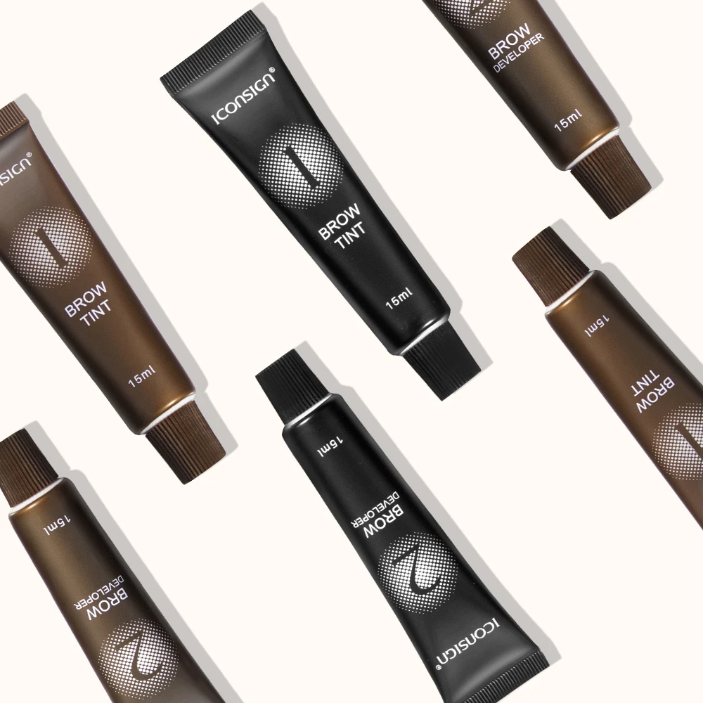 Hanna Brow tint kit private label eyebrow semi permanent tint eye brow tinting gel para cejas