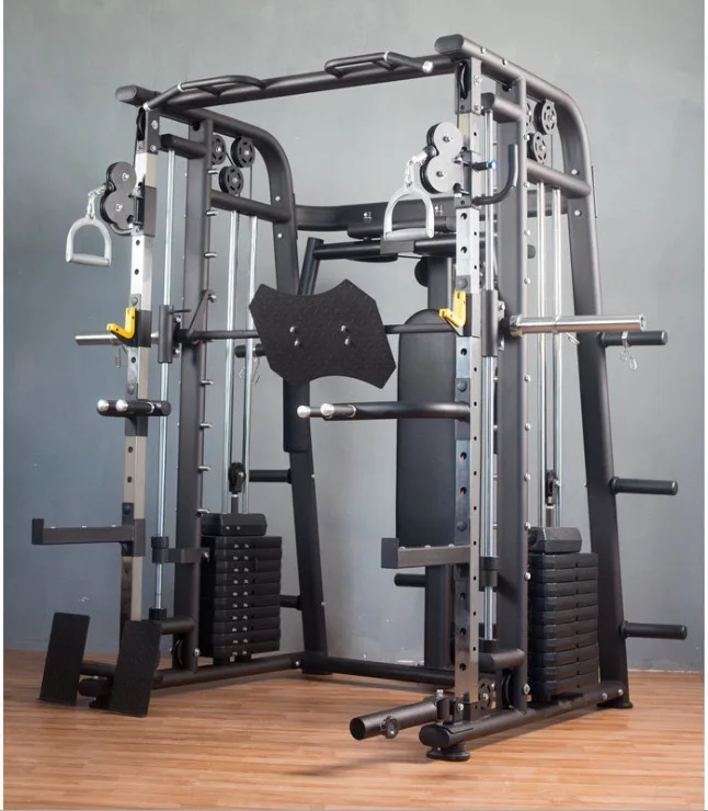 Gym Equipment Home Fitness Multi-function Squat Rack Power Rack Smith Machine