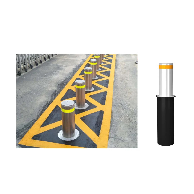 Automatic Bollard for Secure Entrances in Corporate Offices, Intelligent Access System