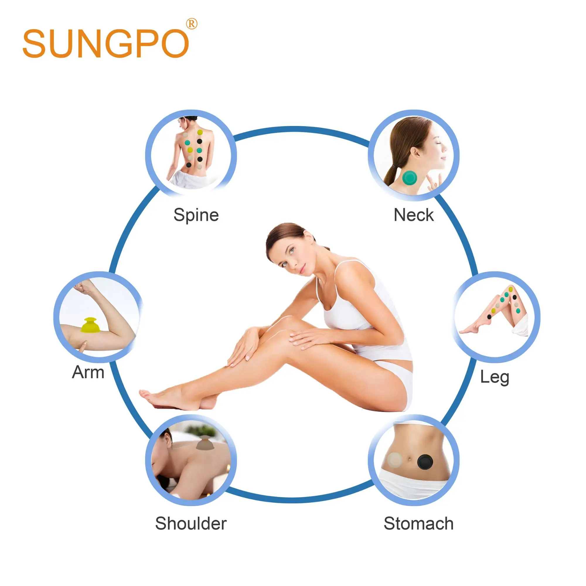 
Massage therapy suction apparatus silicone cupping apparatus ce properties vaccum cupping set 