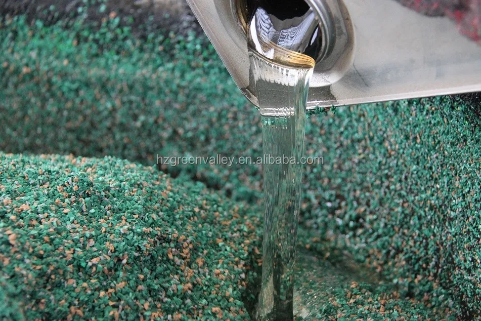 Factory Wholesale PU Binder For Rubber granules and Tiles polyurethane binder for rubber crumb