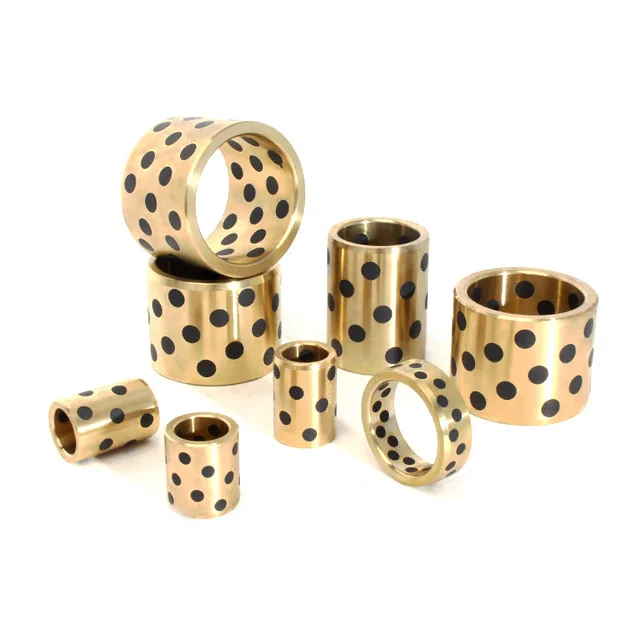 Fast Delivery Motor Bearings Accessories Copper Bushes Brass Bushing For Electric Fan Bush Graphite Sleeve Bronze Bushings