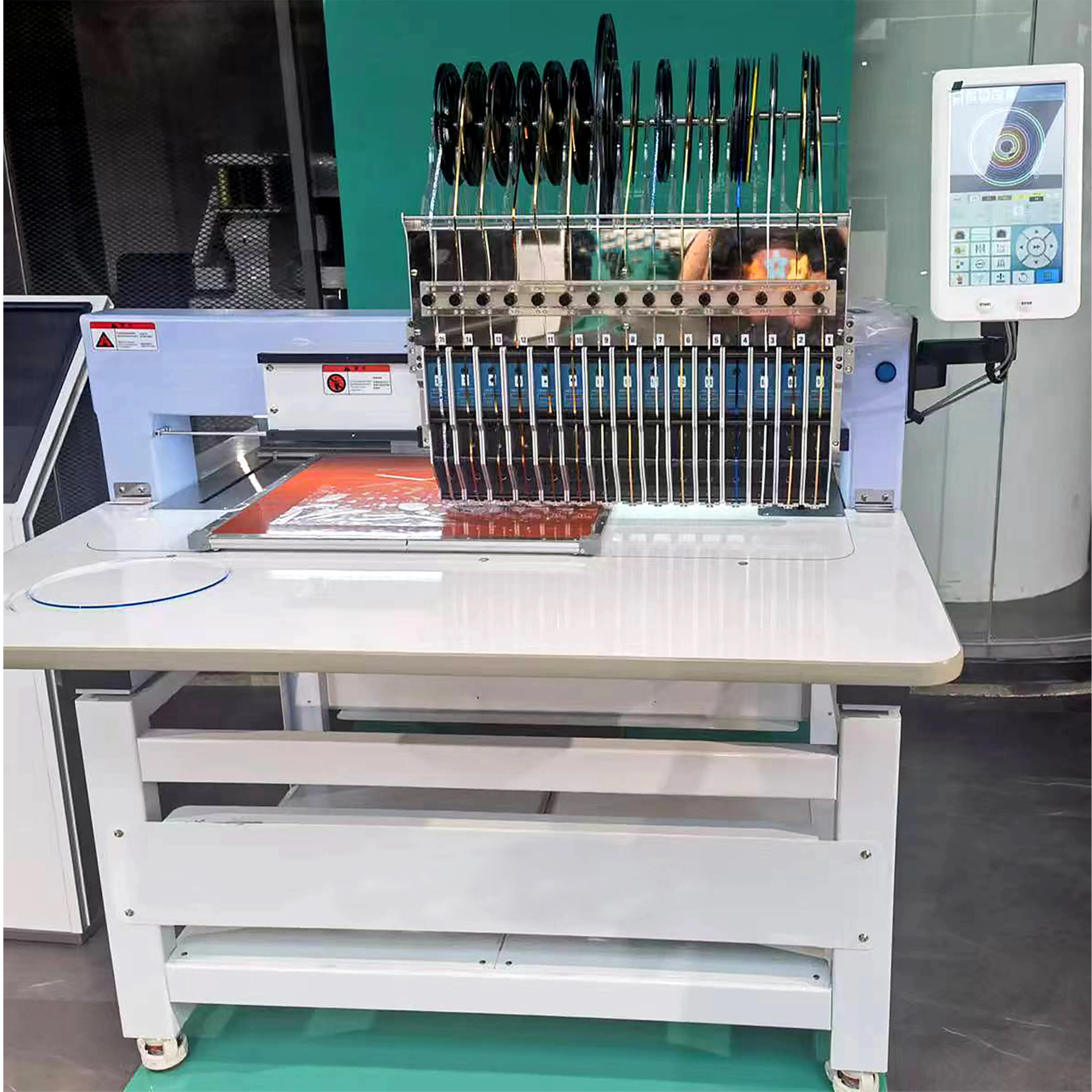 SHENYUE hot fixed sequin machine punching automatic for heat press design