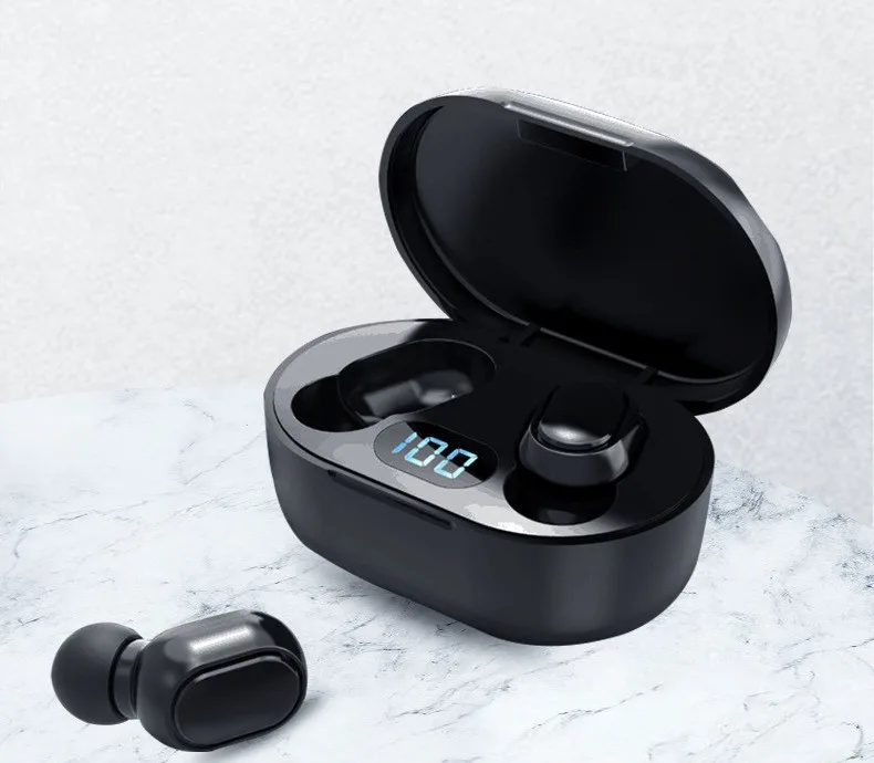 TWS E7S Bluetooth Earphones True Wireless Stereo Earbuds Sports Headsets With Microphone E6S Gaming Headphones For Mobile Phone