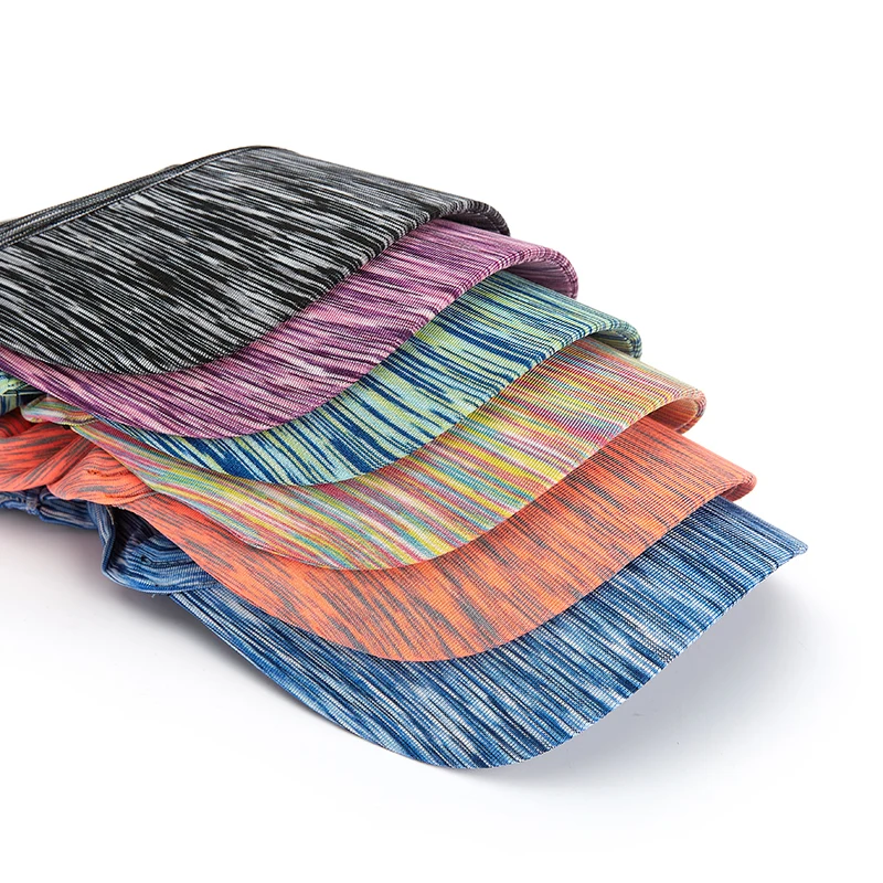 Unisex outdoor colorful breathable uv protect headband baseball cap sports cap hat