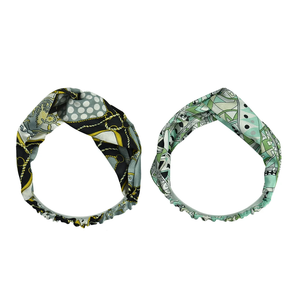 В стиле ретро; этническом стиле; С принтом женской красоты переводятся с помощью повязка на голову для макияжа Душ Спа маска праздничная одежда волос